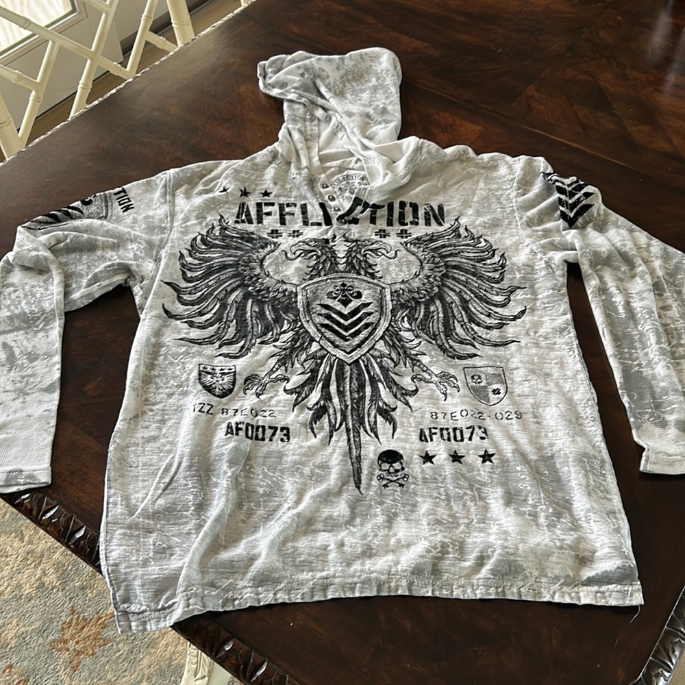 Affliction lightweight hoodie.